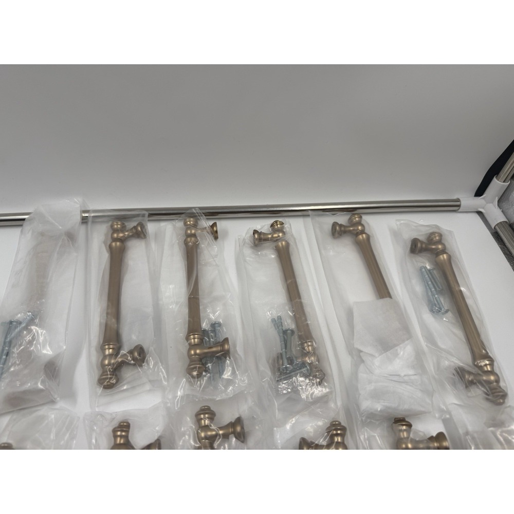 Asidrama 26 Pack 5 Inch 128mm Champagne Bronze Kitchen Cabinet Handles Brushed B - Picture 2 of 9